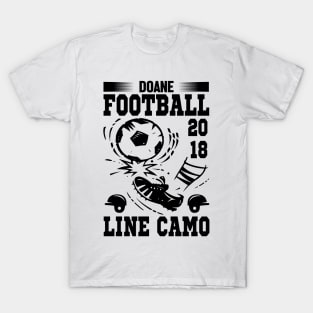 Doane football 2018 line camo T-Shirt